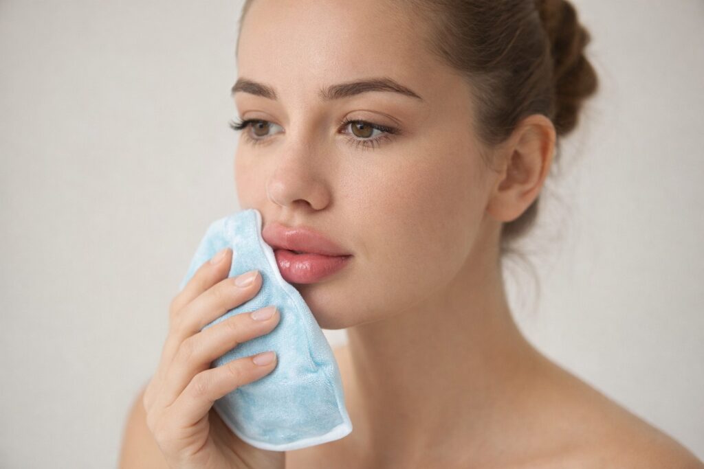 Lip filler aftercare advice to help reduce swelling after treatment