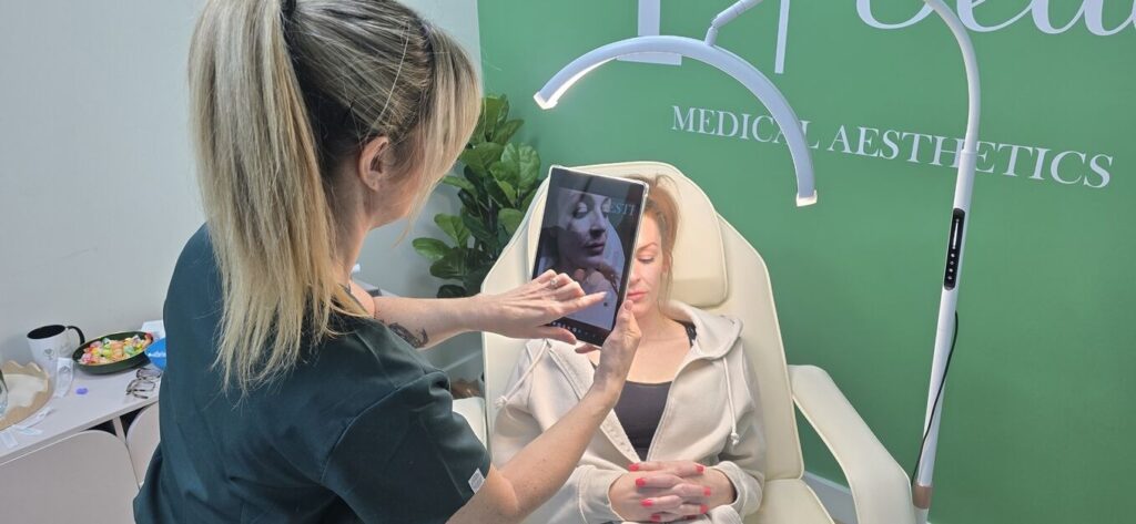 Under-eye consultation for Lumi Eyes treatment at Awlin Beauty Maidstone